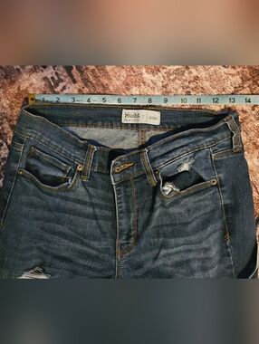 Mudd Skinny Blue Distressed Jeans